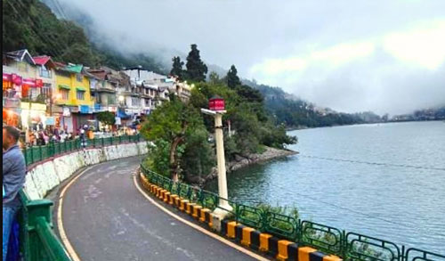 The Mall Road Nainital